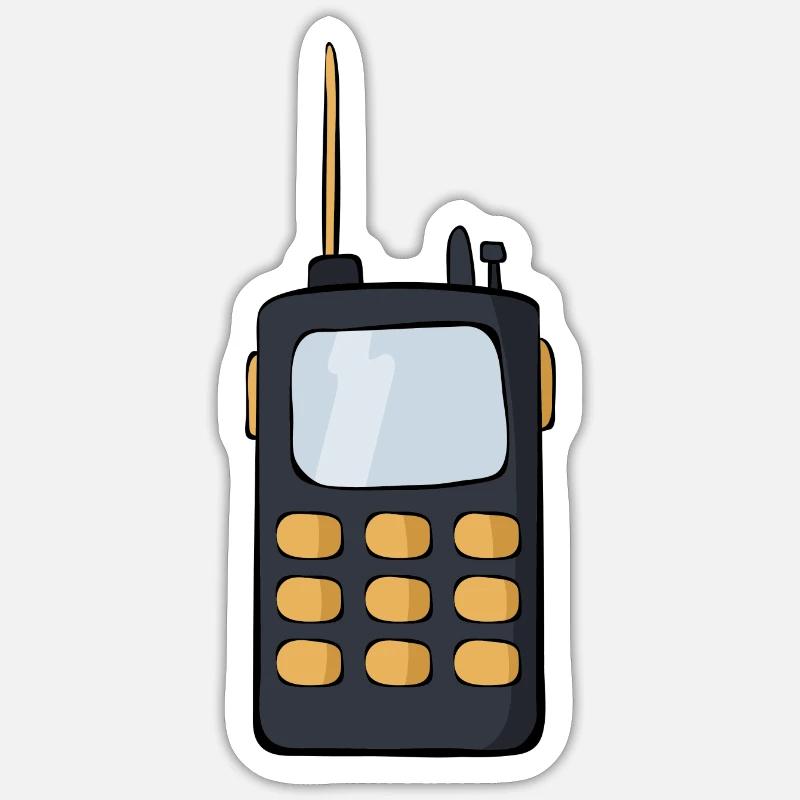Walkie-talkie Stickers | Unique Designs | Spreadshirt