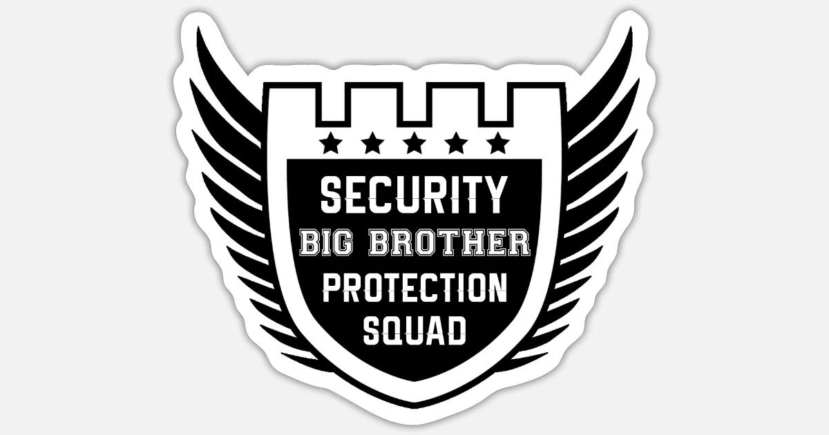 Security Big Brother Sticker Spreadshirt