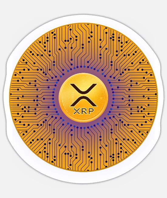 'Ripple XRP Logo NEW RIPPLE LOGO Cryptocurrency' Sticker ...
