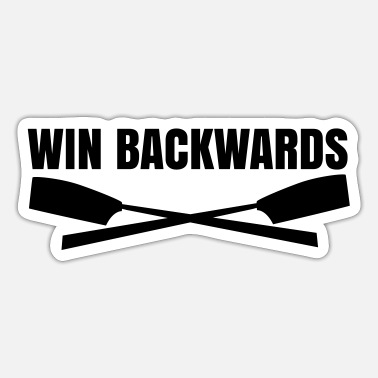 Backwards Win Backwards - Sticker