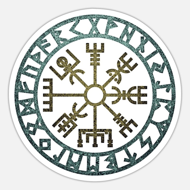 Paper-Crafting vegvisir Mystical rune symbols viking runes Stamp Viking Compass Stamp 1,5x1,5 Iceland symbol Scrapbooking Card Making