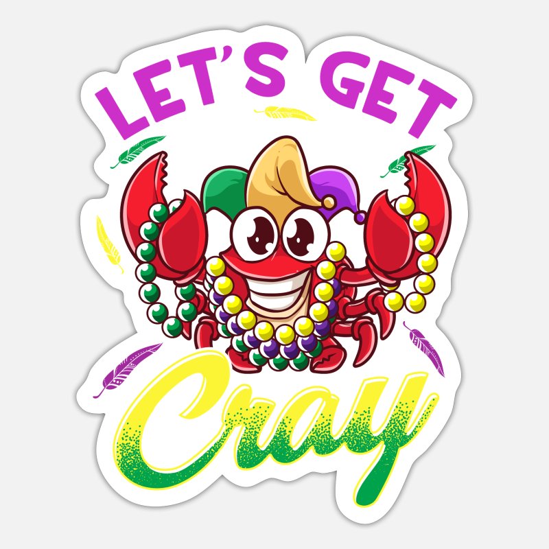 Doryti Lets get Cray Mardi Gras 2019 Funny Women Sweatshirt tee