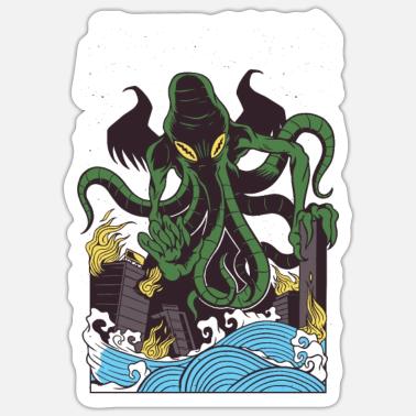 Sea Monster Stickers | Unique Designs | Spreadshirt