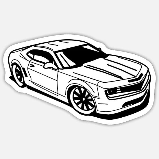 Chevrolet Camaro' Sticker | Spreadshirt