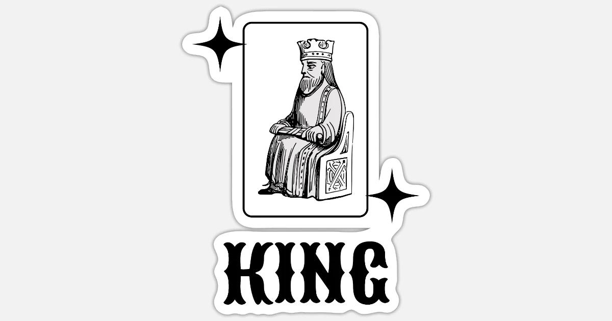 King Sticker Spreadshirt Here you can explore hq sticker king transparent illustrations, icons and clipart with filter setting polish your personal project or design with these sticker king transparent png images, make it. king sticker spreadshirt