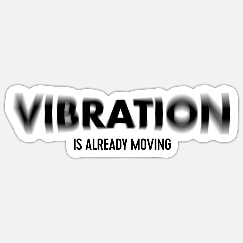 Spice Up Your Car! Vibrant & Funny 'Attention Vibration' Sticker – Perfect JDM Style Decal (10cm X 5.5cm)