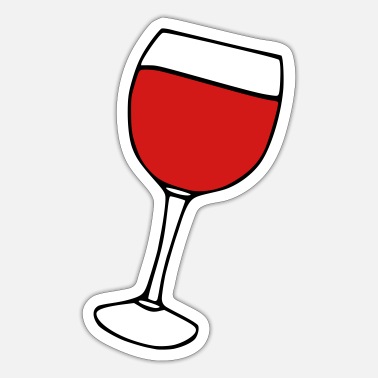 Red Wine Red wine - Sticker