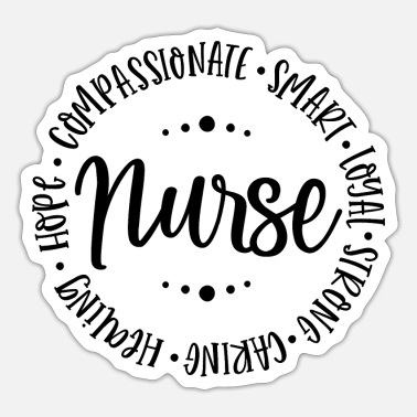 Cape Nurses are real heroes not wearing cape nurse gift - Sticker