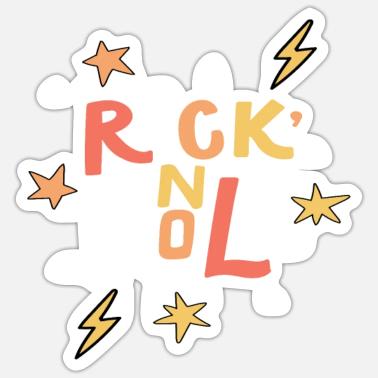 Rock 'n' Roll Stickers | Unique Designs | Spreadshirt