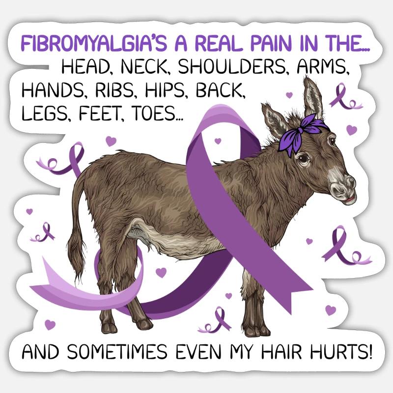 Fibromyalgia Stickers Unique Designs Spreadshirt