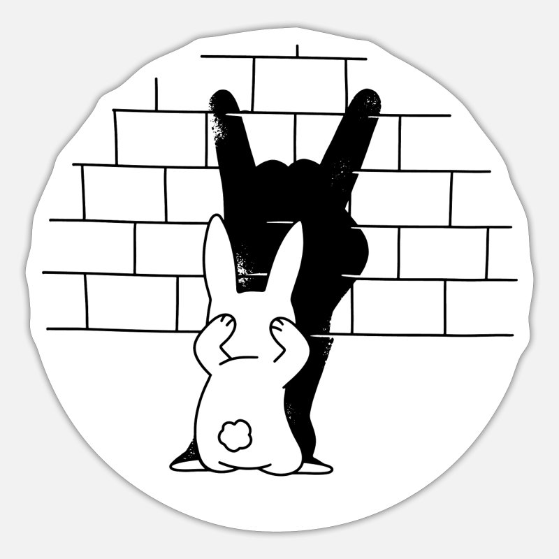 Rabbit Hand Shadow Stationery | Unique Designs | Spreadshirt