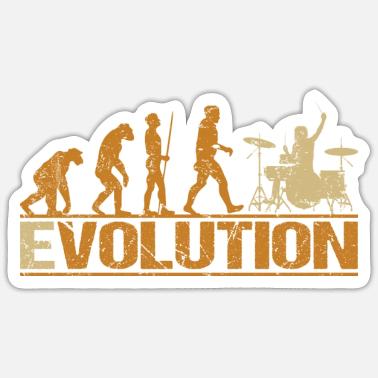 Drummer Evolution Tasse - Geschenkidee für Schlagzeuger