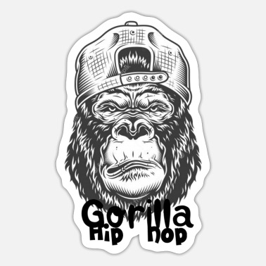 Gorilla Hip-hop gorilla - Sticker