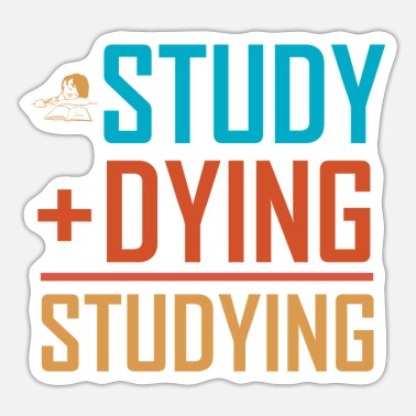 Studies Studying - Sticker