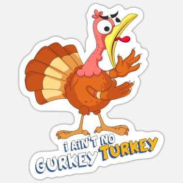 The Gurkey Turkey Stickers | Unique Designs | Spreadshirt