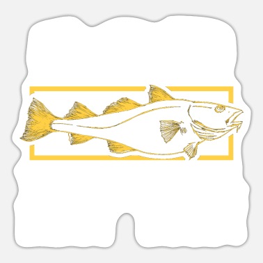 Cape COD, THAT WAS EELY, EELY BAD! Gifts for Cod fish - Sticker