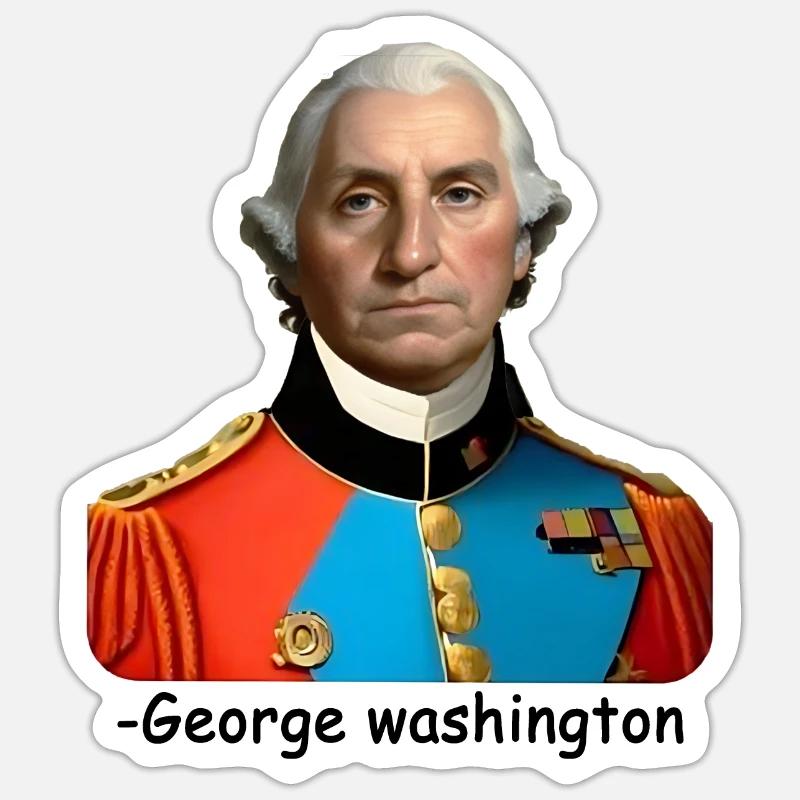George-washington Stickers | Unique Designs | Spreadshirt