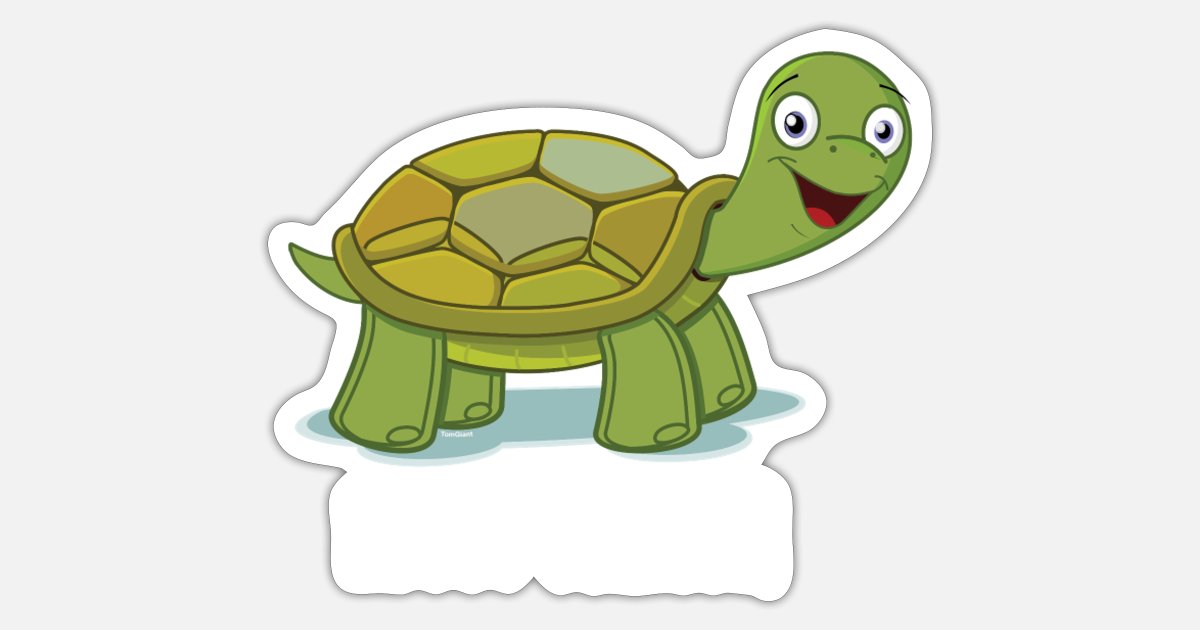 No Stress Funny Turtles Tortoise Reptiles Water' Sticker | Spreadshirt