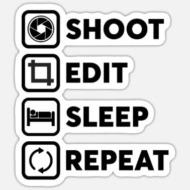 Shoot Edit Sleep Repeat Photographer T Shirt Mouse Pad Spreadshirt