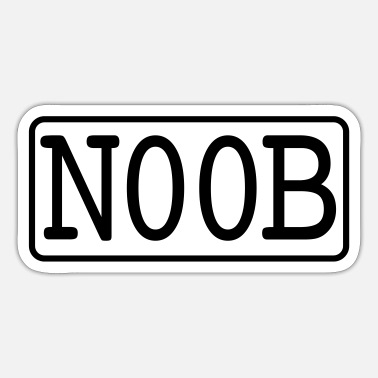 Noob Stickers | Unique Designs | Spreadshirt