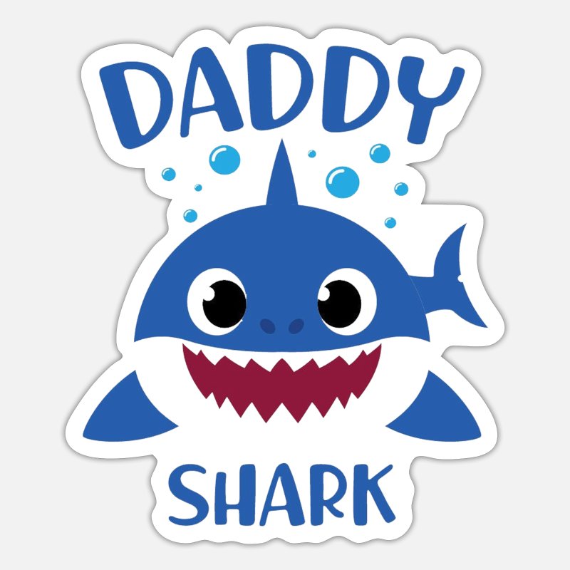 DOO DOO DOO PERSONALISED BABY SHARK HAPPY FATHERS DAY DADDY SHARK CARD 
