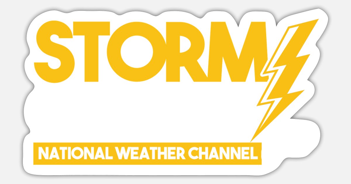 'Storm Chaser National Weather Channel Crew' Sticker | Spreadshirt
