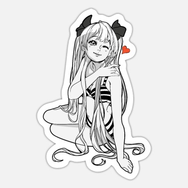 Kawaii Yuuki Mikan Adorable Japan Manga Anime Girl 4x3" Decal Sticker #3713 