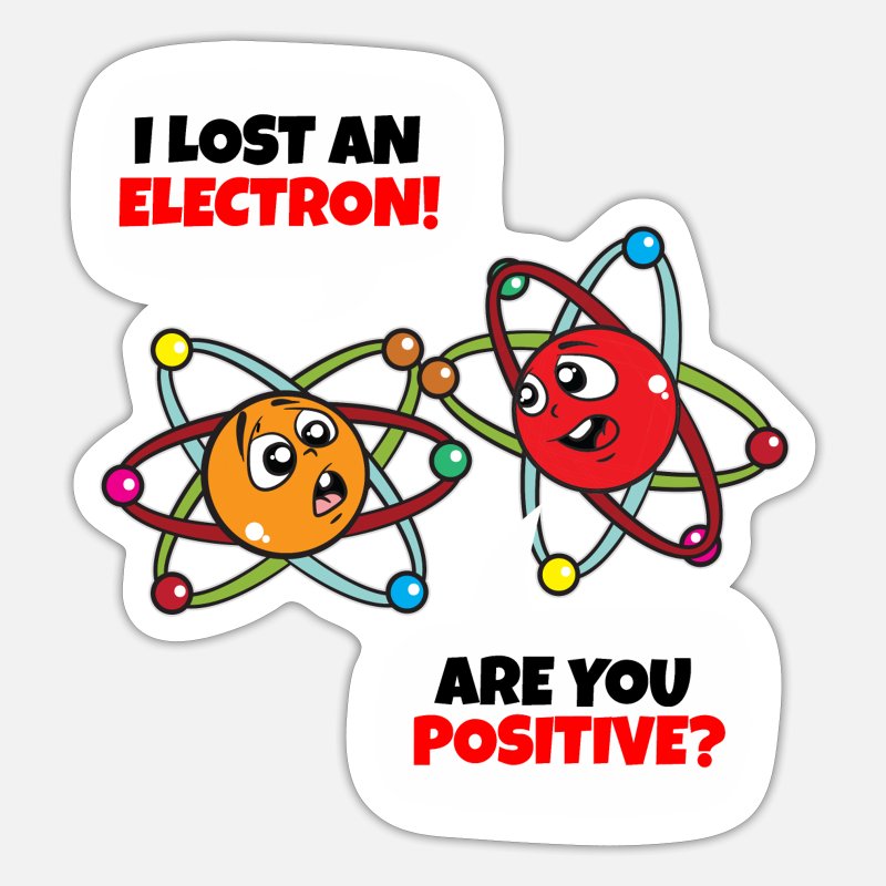 Funny Physics Joke' Sticker | Spreadshirt