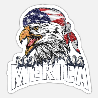 Merica Eagle Funny Mullet Parody USA Mens Tank Top