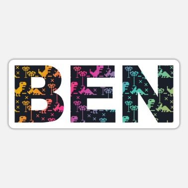 Ben - Cool boy's name with cute dinosaurs' Men's T-Shirt | Spreadshirt