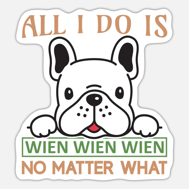 Funny Dog Quotes' Sticker | Spreadshirt