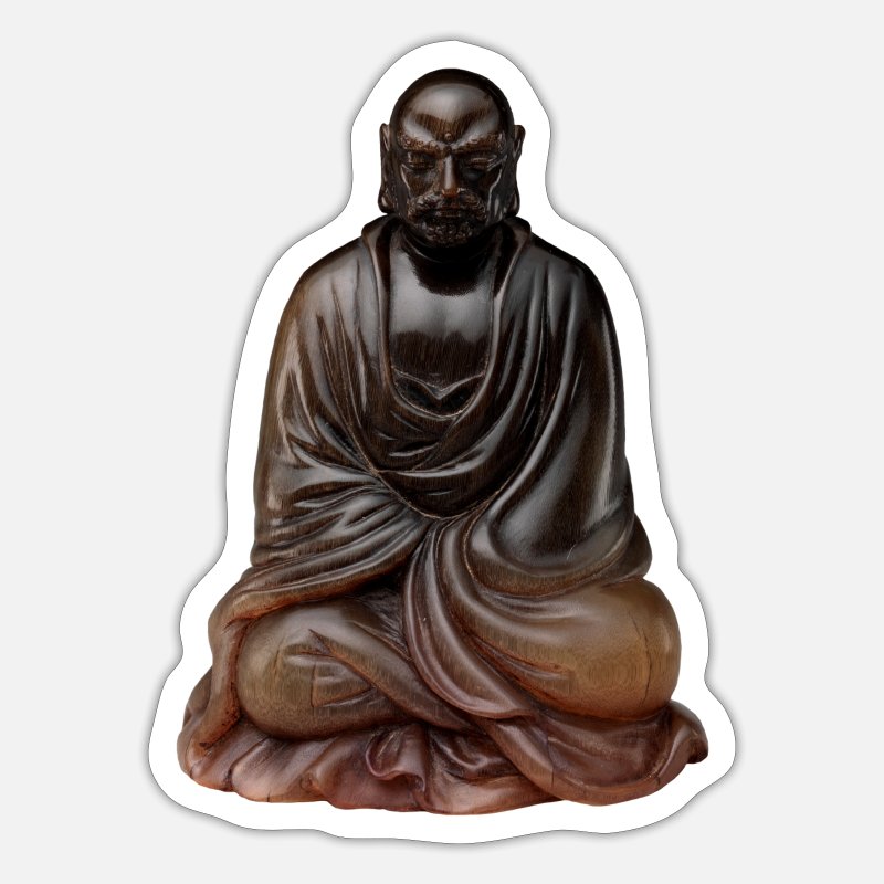 toevoegen altijd leven Buddhist monk Bodhidharma' Sticker | Spreadshirt