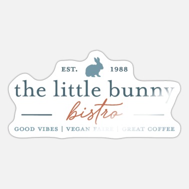 Bistro The little bunny Bistro - Sticker