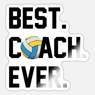 Volleyball Setter BEST COACH VOLLEYBALL - Sticker