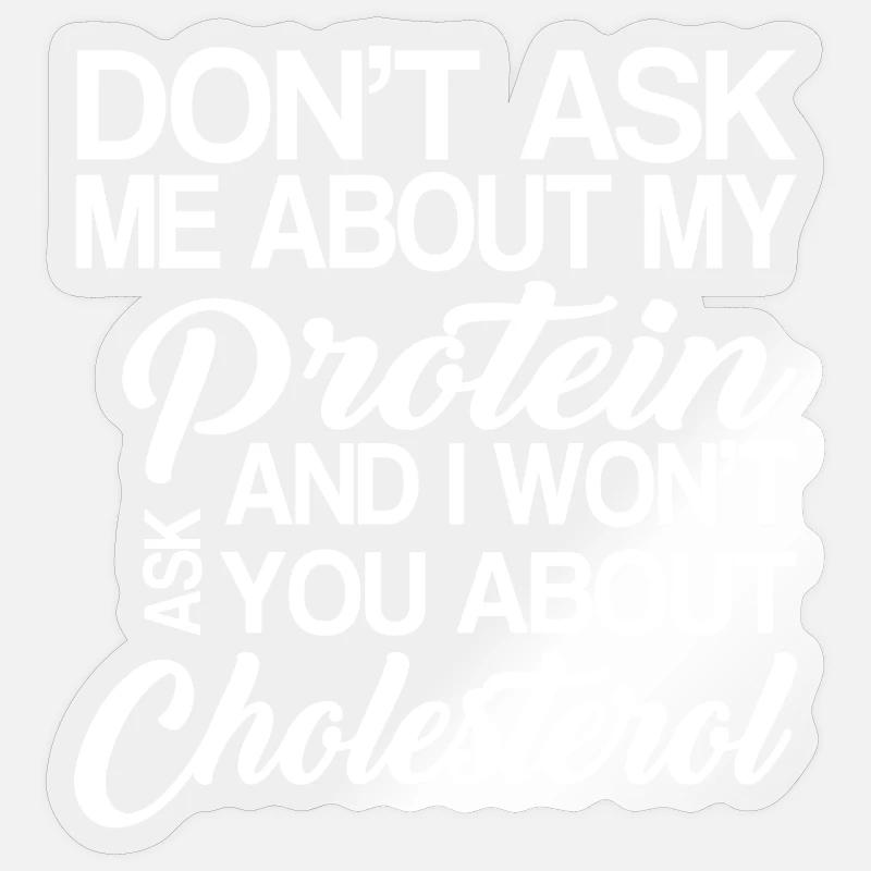Cholesterol Stickers | Unique Designs | Spreadshirt