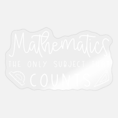 Mathematics Mathematics - Sticker