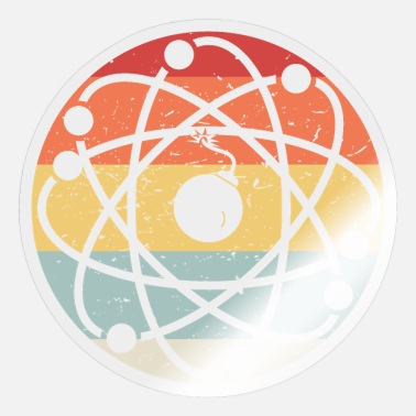Nerdy AtomBomb - Sticker