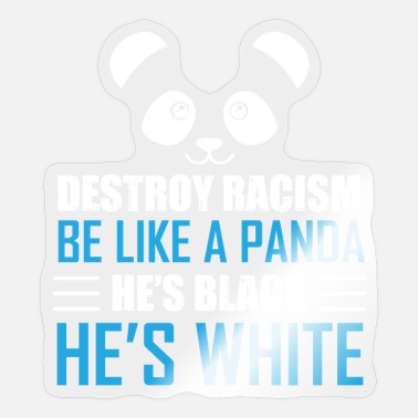 Racism Stop Asian Hate Panda - Sticker