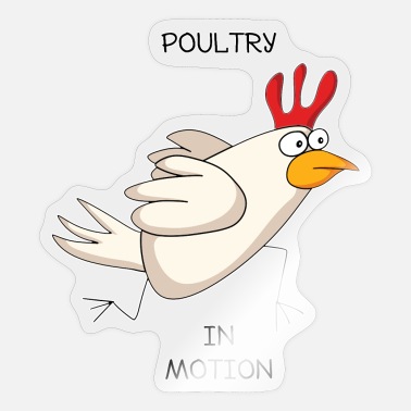 Motion Poultry in Motion - Sticker