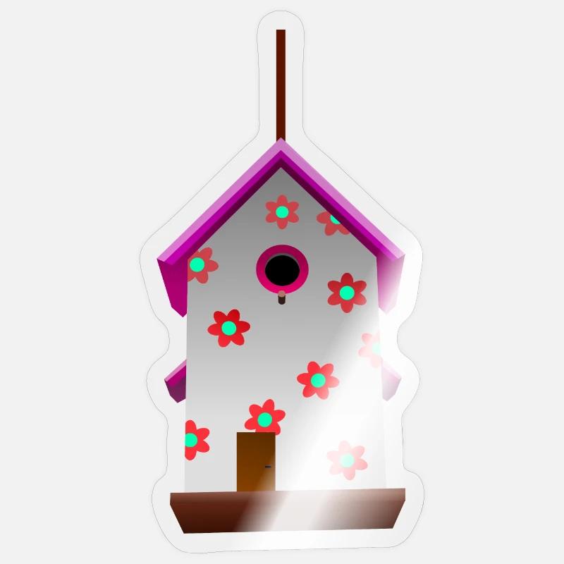 Birdhouse Stickers | Unique Designs | Spreadshirt