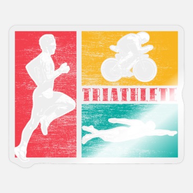 Triathlon Triathlon Triathlete Athlete - Sticker