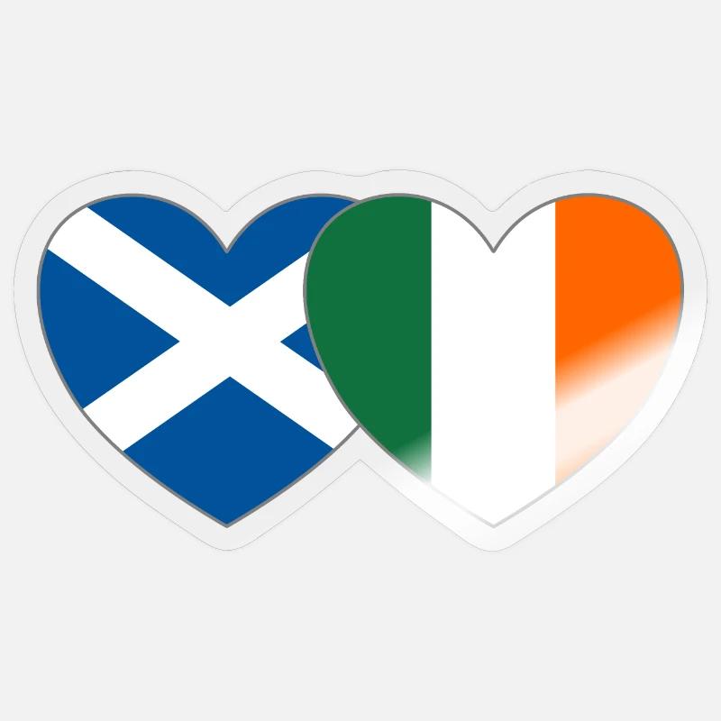 60 Stück Irland-Flaggenaufkleber – Selbstklebend, Ideal Für Dekoration & Sammler