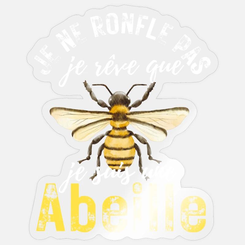 Autocollants Abeilles Mignons – Lot De 500 Stickers 2,5 Cm, Sans Résidu, Pour Déco Cahiers, Craft