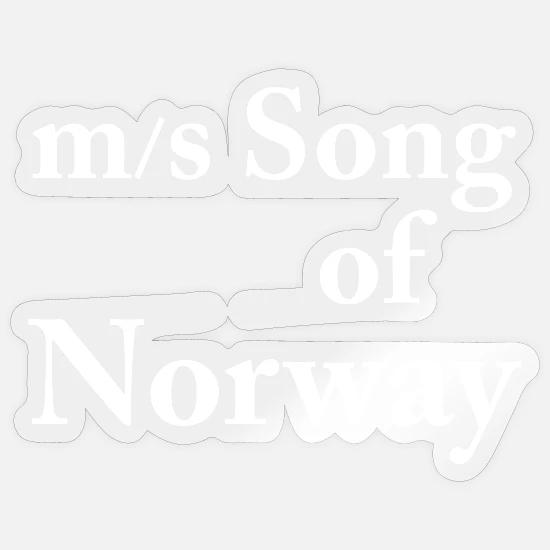 Song of Norway - David Bowie Sticker