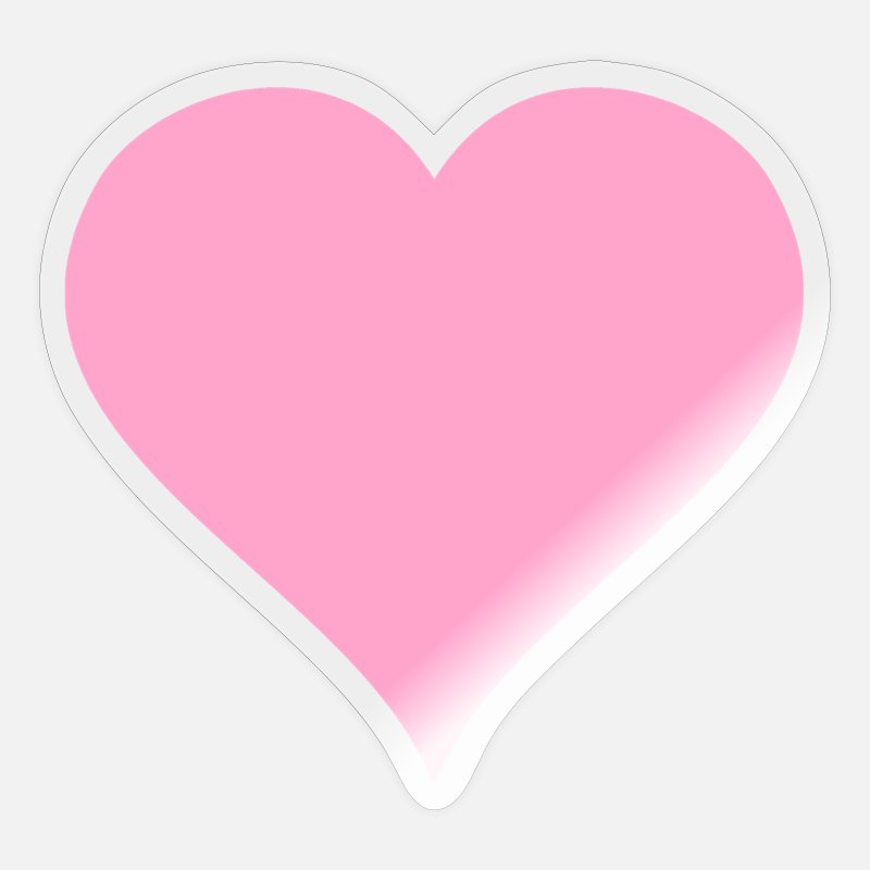 Pink Heart' Sticker
