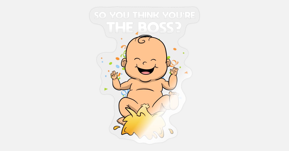 Baby Funny Parents Family' Sticker | Spreadshirt