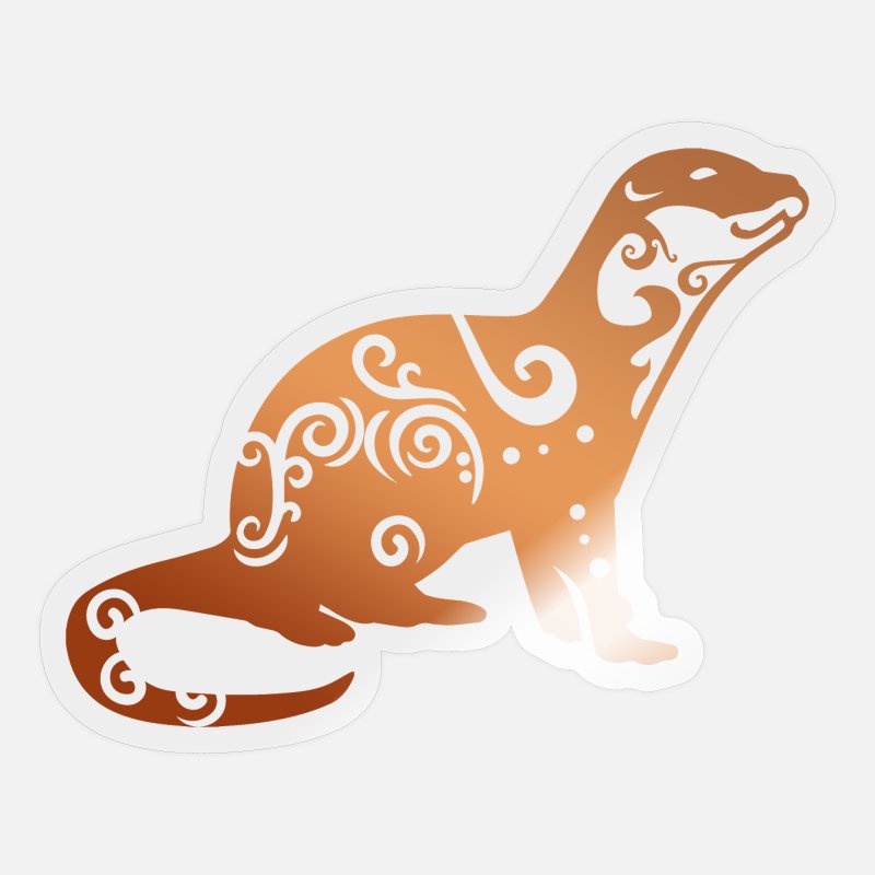 Maori Sea Otter Polynesia Tribal Tattoo Gift Idea' Sticker | Spreadshirt