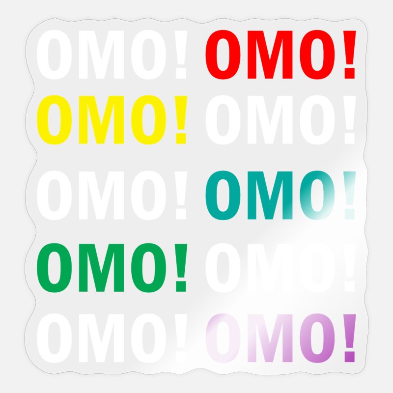 Omo Korean Phrase' Sticker | Spreadshirt