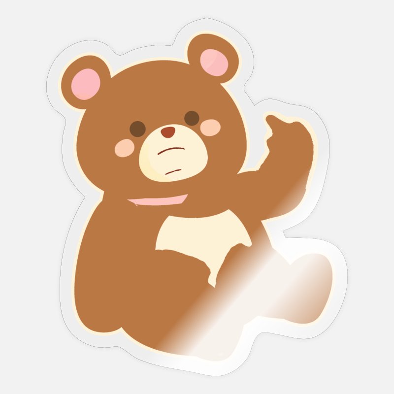 Funny Bear' Sticker | Spreadshirt