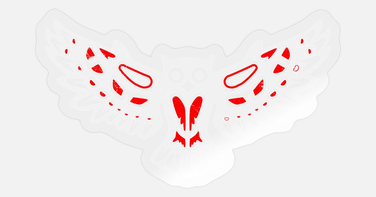 'Haida Owl Native American Tribal Tattoo Gift' Sticker | Spreadshirt